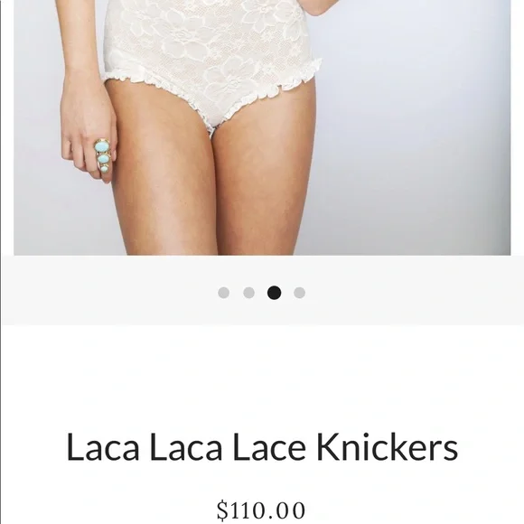 Lace high waisted bottoms - Picture 2 of 4